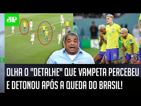 "ISSO NÃO EXISTE! É UMA FARRA! A POSTURA dos caras do Brasil do MEIO PRA FRENTE é..." Vampeta DETONA