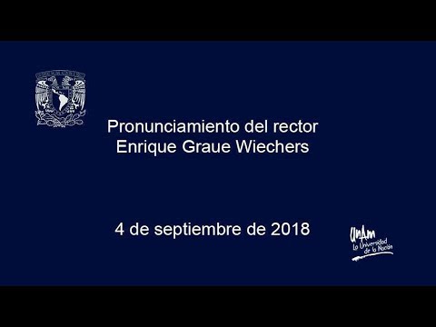 PRONUNCIAMIENTO DEL RECTOR DE LA UNAM