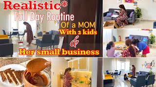 REALISTIC * Daily Responsibilities Of a MOM with 2 kids & her Small business | HOMEMADE NUTELLA