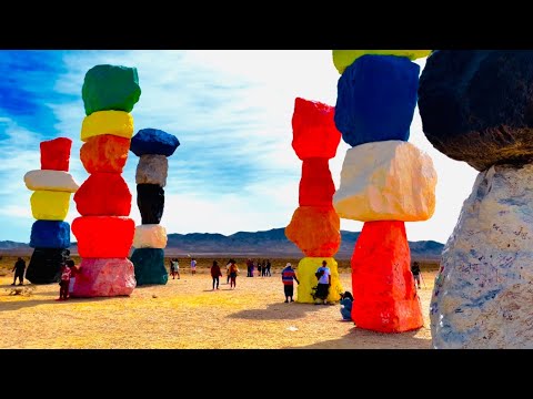 #7 MAGIC MOUNTAINS #DESERT MOJAVE PARK# TRAVEL JOURNEY #LAUREL # 4K-UHD