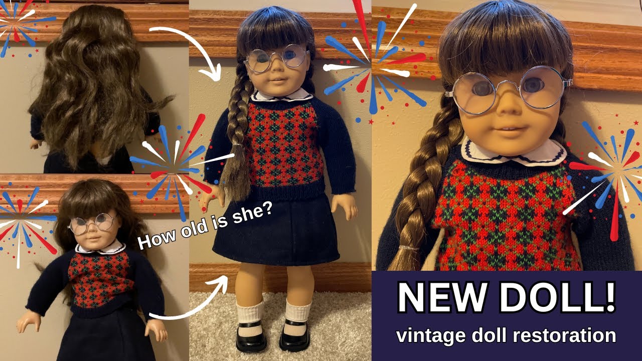 New American Girl Doll! OLD Molly Facebook Marketplace Find & Vintage Doll Restoration