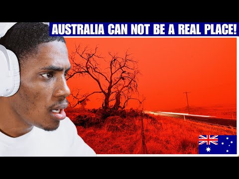 American Reacts to Australian Red Sky || Cyclone Narelle Paints WA Town Red