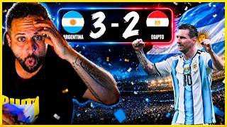 I LOVE YOU ARGENTINA!! | ARGENTINA 3 - 2 EGYPT
