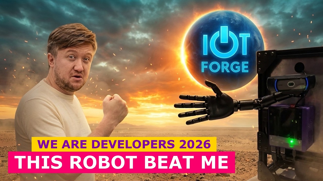 We Lost to a Talking Robot Hand and Found Arduino's $300 Jetson Rival — WeAreDevelopers 2026