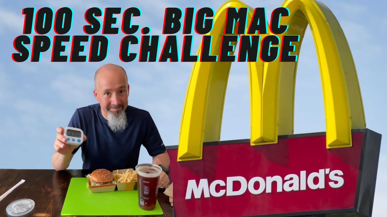 Mcdonalds Big Mac Meal Speed Challenge Youtube 