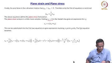 Elastic stress- strain relations part - I #swayamprabha #CH35SP