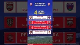 Jadwal 4 Laga Terakhir Borneo FC di Liga 1 2025/2026 #jadwalliga12024 #jadwalborneofc #persib