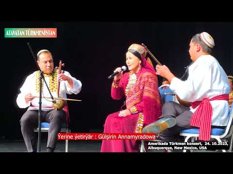 Amerikada Türkmen konsert:  Gülşirin Annamyradowa  (Albuquerque New Mexico)