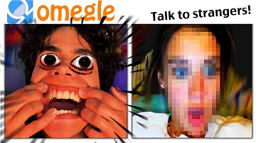 jumpscaring strangers on OMEGLE