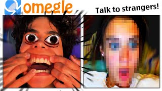 jumpscaring strangers on OMEGLE