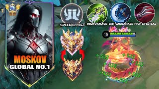 : MOSKOV NEW ABNORMAL BURST DAMAGE BUILD! (SLOW HACK) MOSKOV BEST 1 HIT BUILD 2024!!