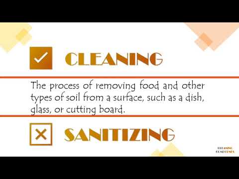 Chemicals Utilized in Cleaning and Sanitizing Kitchen Tools and