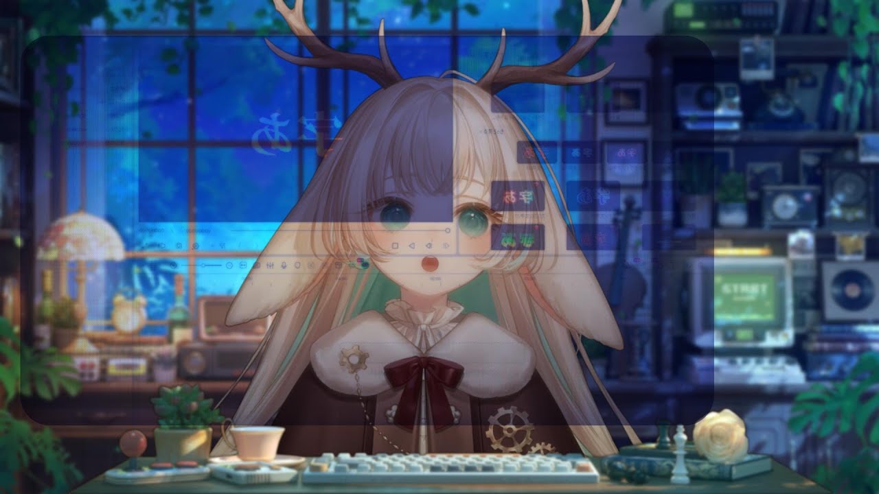 【睡眠導入】　眠れる作業用作業配信　※挨拶なしでOK※コメント反応控えめ※　【月野木ちろる‐Tirol Tsukinoki‐/ななしいんく】