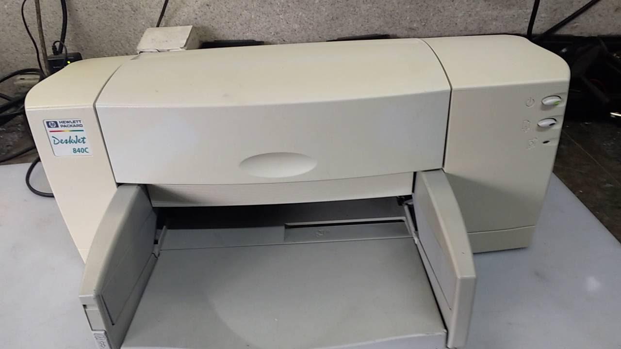 New AUTO TESTE HP DESKJET 840