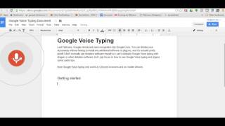 Google Voice Typing
