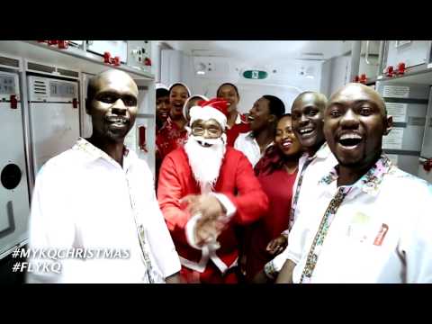 Sound of Christmas Tunes! Kenya Airways Celebrates Xmas with Guests. #MyKQChristmas #FlyKQ
