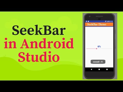 seekbar in android studio
