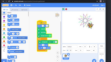 How To Draw a Rainbow Star on Scratch