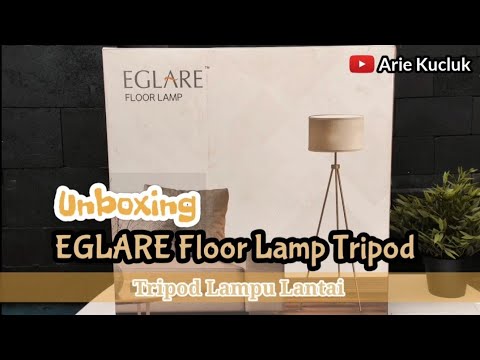 Video: Lampu Lantai Pada Tripod (23 Foto): Model Lantai Berkaki Tiga 