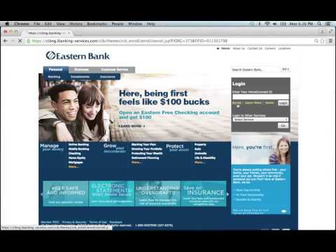 Eastern Bank Online Banking Login Instructions