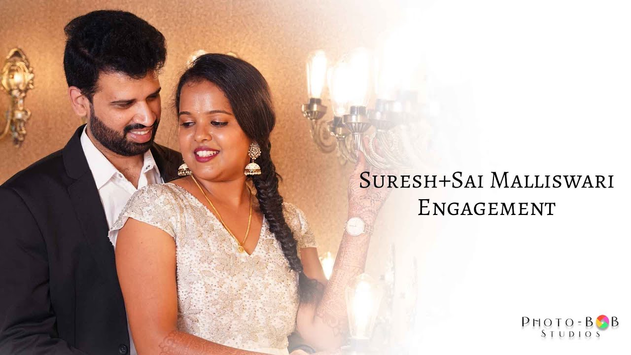 Suresh + Malliswari Engagement Highlights 4K - YouTube