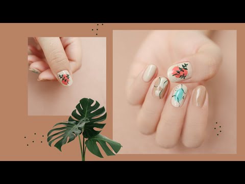 Minimal Painted Style Nail|  เพ้นท์เล็บสไตล์มินิมอล  || MissCandyUnicorn