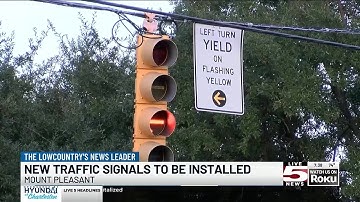 VIDEO: Mount Pleasant intersection to get new traffic signals installed