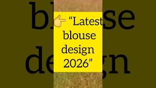 Top 20 Blouse Sleeve Designs 💥 | New Fashion Trends 2026 #shorts #blousedesign #blouse