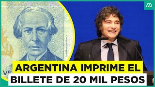Argentina lanza nuevo billete de máxima denominación