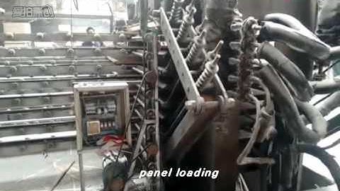 Semi - automatic multi-layer board veneer hot press  loading and unloading machine