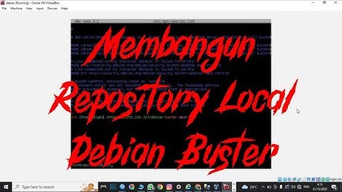 Membangun Repository Debian 10 Local di VirtualBox - dpkg-dev rsync