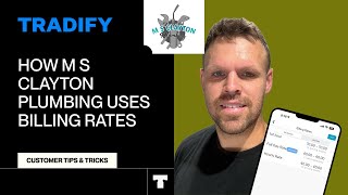 Setting Different Billing Rates in the Tradify Mobile App with M S Clayton Plumbing