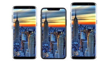 iPhone 8 vs Galaxy S8 vs iPhone 7 - Size Comparison (Renders)