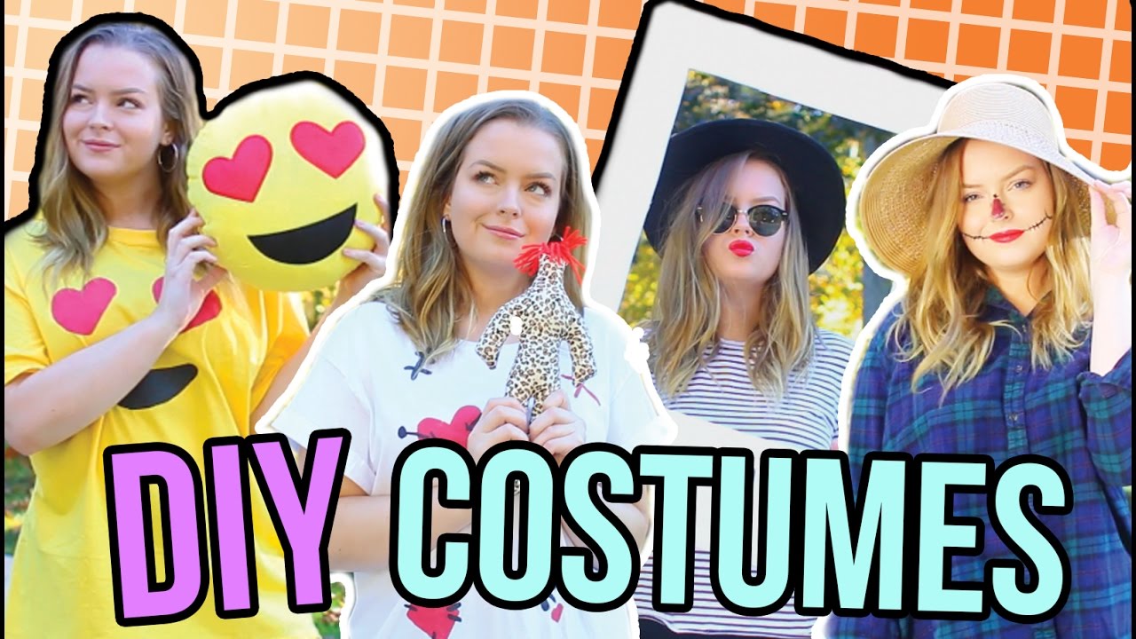 30 Last Minute DIY Halloween Costumes! - YouTube