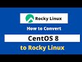 How to Convert CentOS 8 to Rocky Linux 8