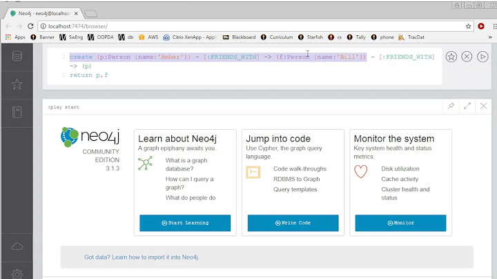 Creating nodes and relationships in Neo4j