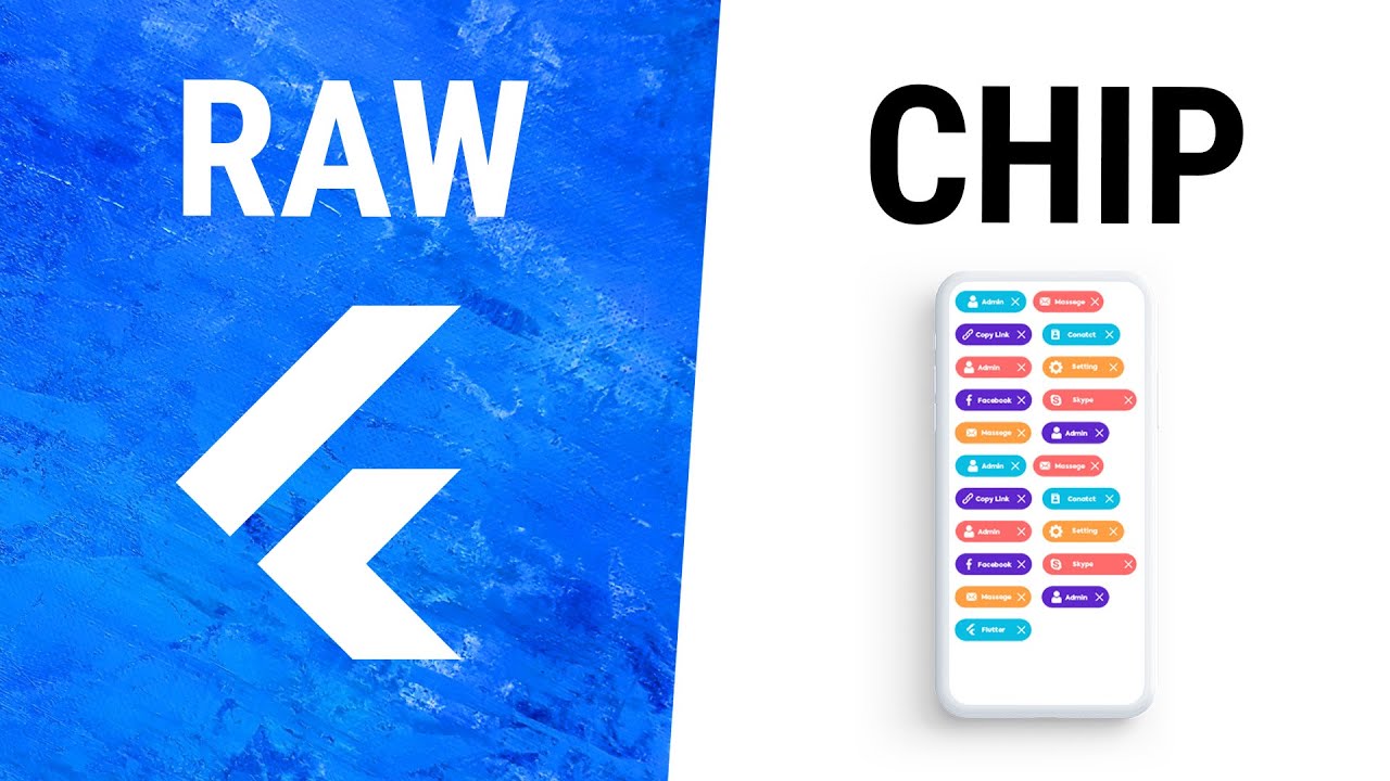Flutter RawChip Widget - YouTube