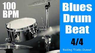 Blues Shuffle Drum Beat - 100 Bpm