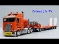 TWH Kenworth K200 + Drake 3x8 Swingwing Trailer and 2x8 Dolly by Cranes Etc TV