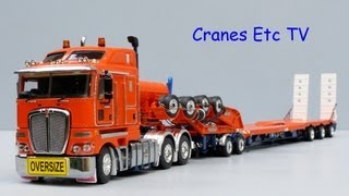 TWH Kenworth K200 + Drake 3x8 Swingwing Trailer and 2x8 Dolly by Cranes Etc TV
