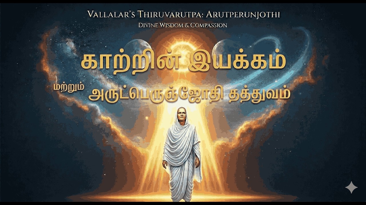 காற்றாக, ஒளியாக இறைவனை உணரும் வழி! - வள்ளலார் காட்டும் நிலை. #வள்ளலார் #அருட்பெருஞ்ஜோதி 