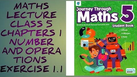 Journey Through Maths Class 5 | Chapter Exercise 1.1 Number and operations #1000subscribers #youtube