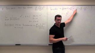 Calculus 2 Lecture 9.8:  Representation of Functions by Taylor Series and Maclauren Series