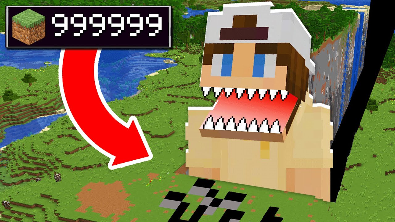 Minecraft, But I EAT My Friends World...