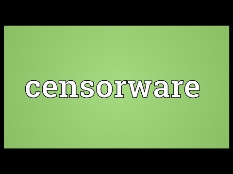 Censorware Meaning