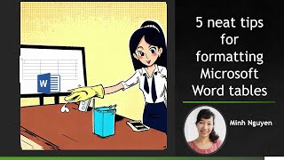 5 neat tips for formatting Microsoft Word tables - Part 1