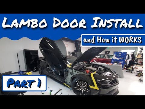 DIY lambo door kit installation, Step by step in 2021