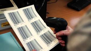 Bar Code Data On-Line