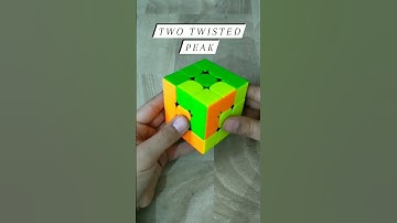 "TWO TWISTED PEAK" PATTERN ON 3 BY 3 RUBIK