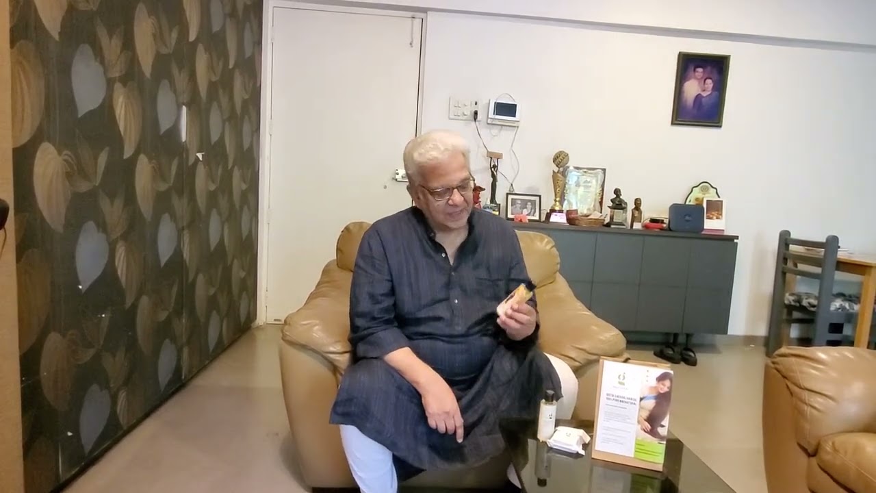 Hairgrowth oil positive review: respected actor pradeep Welankar on Geeta's Hair Oil.